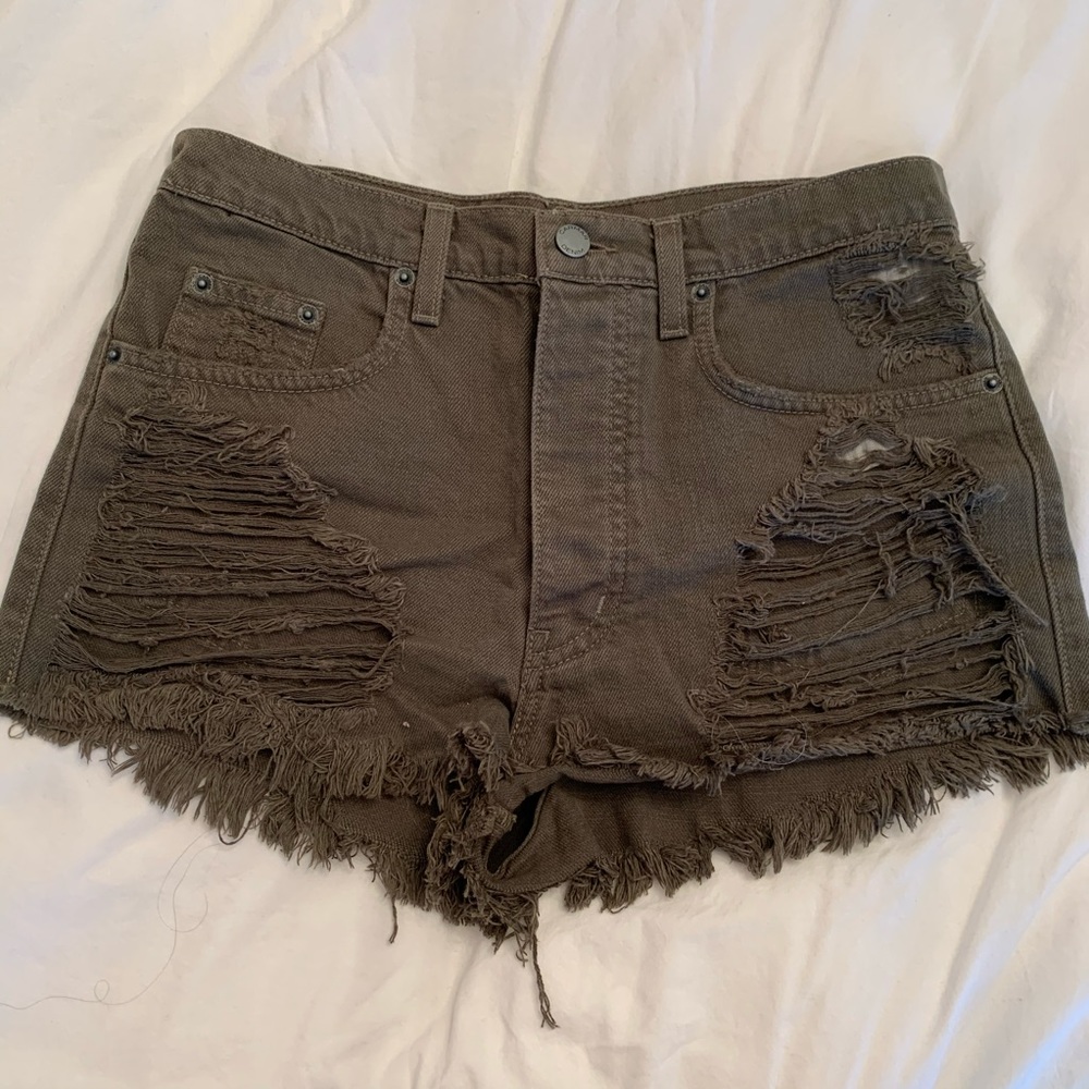 Carmar Denim green shorts